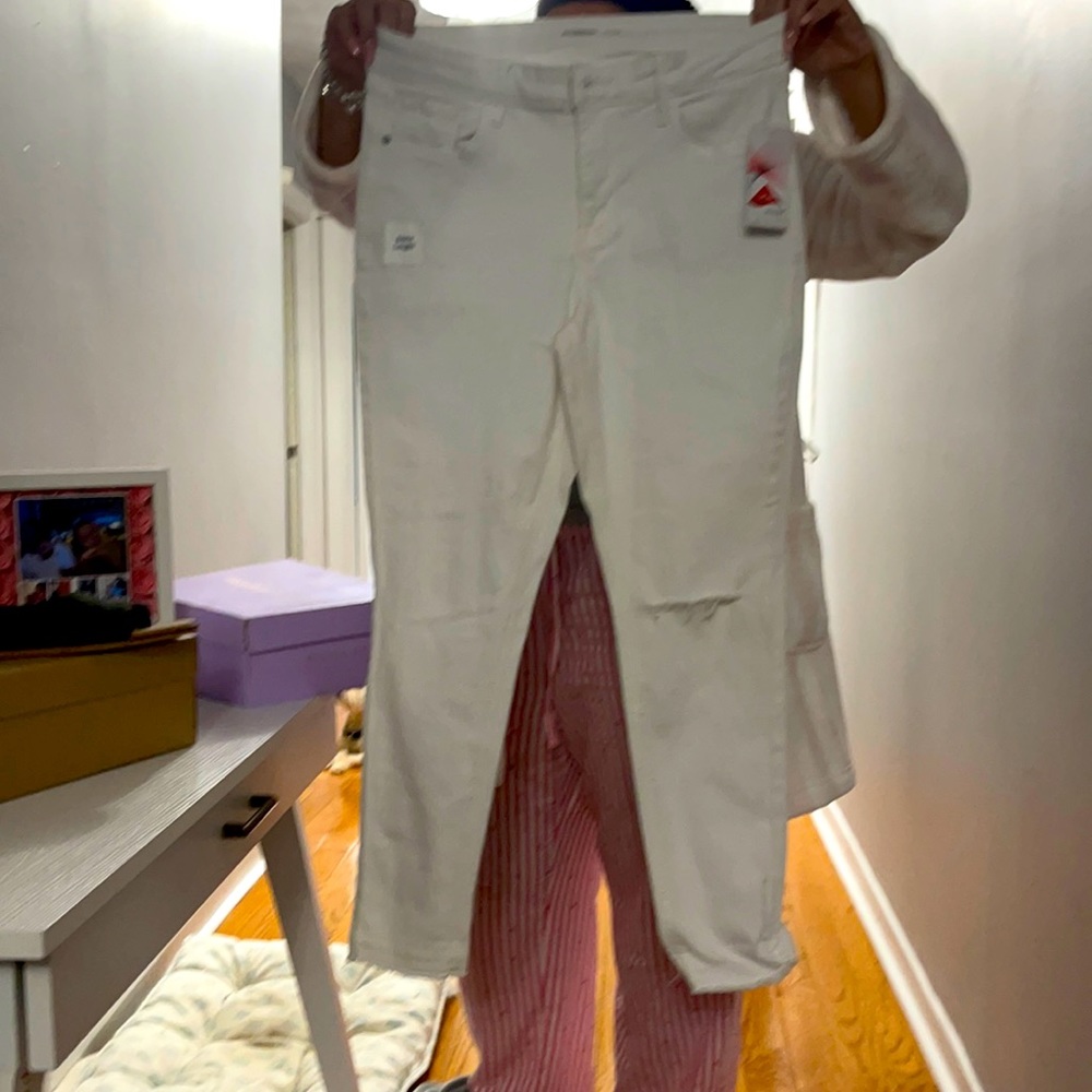 White jeans
